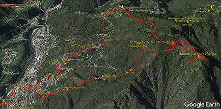 Monte Zucco (1232 m) da casa-Zogno (300 m) ad anello sui sent. CAI-505 e 505A il 16 maggio 2019 - FOTOGALLERY